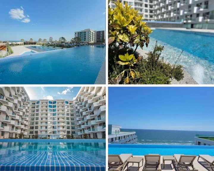 Alezzi Beach Resort Gorgeous Family Aparment Cu Piscina Navodari Exterior photo